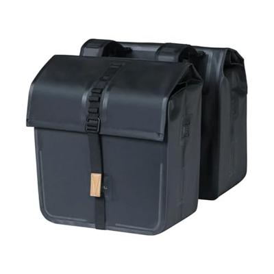 Basil dubbele fietstas Urban Dry 50 liter zwart 17659 - thumbnail