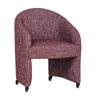 WOOOD Cordo eetkamerstoel Bordeaux Melange WOOOD Cordo eetkamerstoel Bordeaux Melange