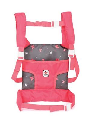 Poppen Draagzak Ergo - Vlinders Koraal