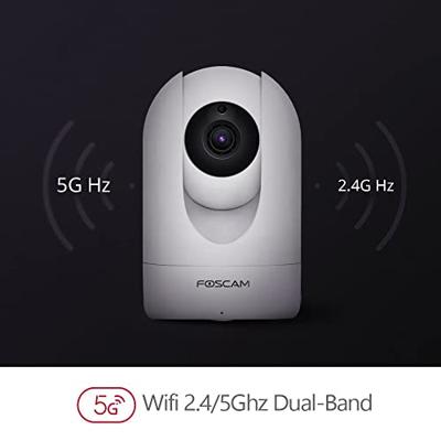 Foscam FC-88-062 R4M gemotoriseerde 4 megapixel Ultra HD H.264 Wireless 112° diagonaal, 12 x 7 x 7 cm, Wit