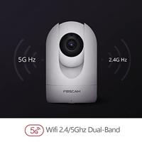 Foscam FC-88-062 R4M gemotoriseerde 4 megapixel Ultra HD H.264 Wireless 112° diagonaal, 12 x 7 x 7 cm, Wit - thumbnail