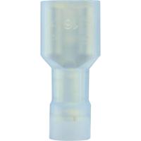 Vogt Verbindungstechnik 3966S Platte stekker (female) Insteekbreedte: 6.3 mm Insteekdikte: 0.8 mm 180 ° Volledig geïsoleerd Blauw 1 stuk(s) - thumbnail