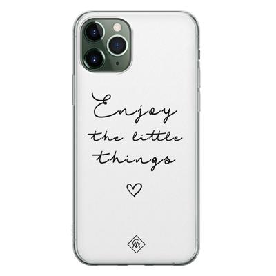 iPhone 11 Pro siliconen hoesje - Enjoy life