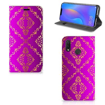 Telefoon Hoesje Huawei P Smart Plus Barok Roze Telefoon Hoesje Huawei P Smart Plus Barok Roze