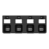 WAGO 2086-3124/300-000 Printklem 1.50 mm² Aantal polen 4 Zwart 1 stuk(s) - thumbnail