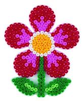 Hama Strijkkralen Grondplaat Bloem Wit - thumbnail