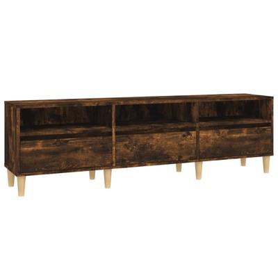 Tv-meubel 150x30x44,5 cm bewerkt hout gerookt eikenkleurig