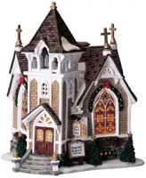 Lemax little river church verlichte kerk Harvest Crossing 2004 - thumbnail