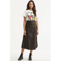 Soaked In Luxury T-shirt Bo van biologisch katoen gebroken wit - thumbnail