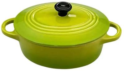 Haute Cuisine Cocotte Mini Ovaal Groen - 17 cm