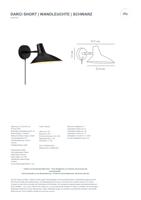 Wandlamp zwart bedlamp &apos;Darci&apos; e14 fitting verstelbaar - thumbnail