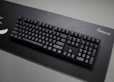 Ducky Origin Phantom Black toetsenbord Universeel USB QWERTY Engels Zwart