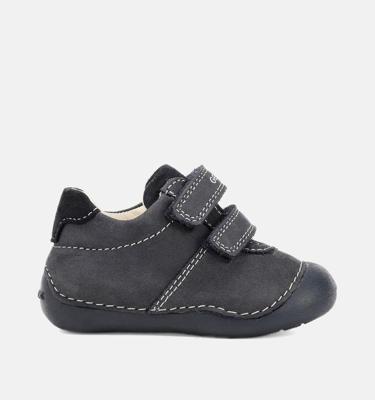 Soepele babyschoentjes om te kruipen B Tutim GEOX® marineblauw