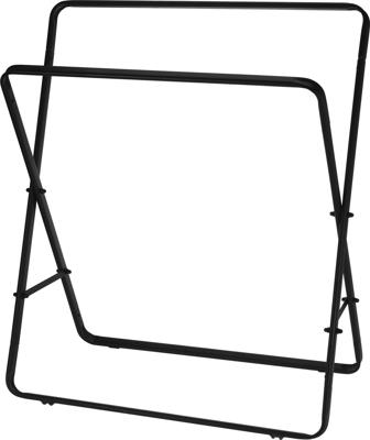 Handdoekrek metaal - zwart Handdoekrek metaal - zwart