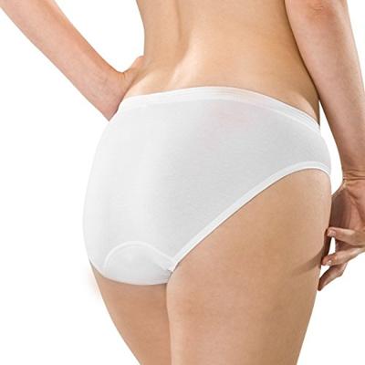 Dames luxury Rio- slip - Elastisch katoenen vrouwen tai slip - Wit