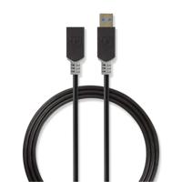 Kabel USB 3.0 | A male - A female | 2,0 m | Antraciet - thumbnail