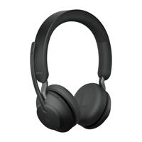 Jabra Evolve2 65 UC On Ear headset Bluetooth Stereo Zwart Volumeregeling, Indicator voor batterijstatus, Microfoon uitschakelbaar (mute) Telefoon - thumbnail
