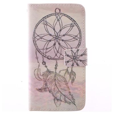 Dreamcatcher Windbell patroon lederen hoesje met houder & opbergruimte voor pinpassen & portemonnee voor Sony Xperia Z4