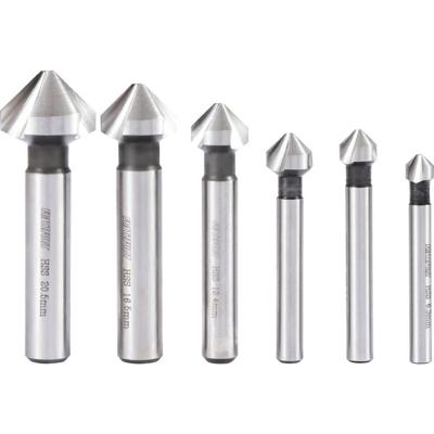 FRITZFURT 3201-3206 Kegelverzinkboorset 6-delig 6.3 mm, 8.3 mm, 10.4 mm, 12.4 mm, 16.5 mm, 20.5 mm HSS-G Corrosiebestendig Cilinderschacht 1 set(s)