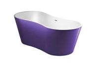 Vrijstaand Bad Best Design Purplecub 174x77x58 cm Acryl Paars - thumbnail