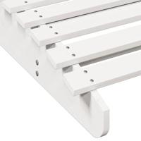 Ligbed 205x80x31,5 cm massief grenenhout wit - thumbnail