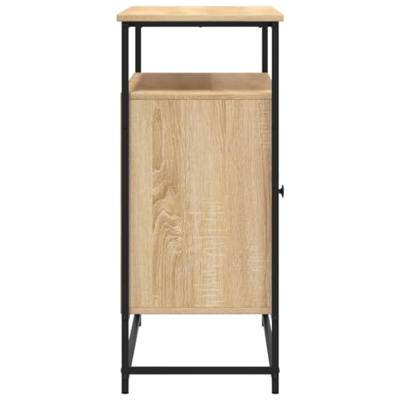 Dressoir 100x35x80 cm bewerkt hout sonoma eikenkleurig Dressoir 100x35x80 cm bewerkt hout sonoma eikenkleurig