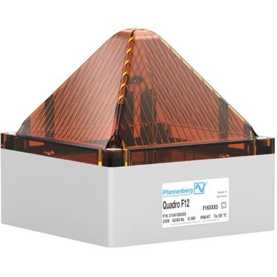 Pfannenberg Flitslamp QUADRO F12 24 DC AM 21041804000 Oranje Oranje 24 V/DC