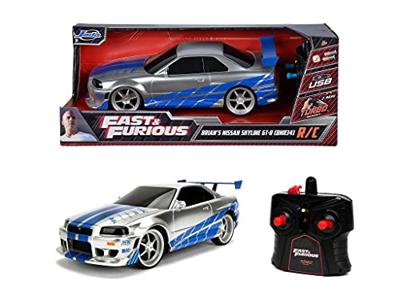 JADA TOYS 253206007 Fast&Furious RC Nissan Skyline GTR 1:16 RC modelauto voor beginners Elektro Straatmodel