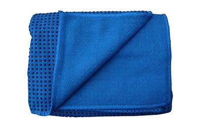 Yoga Handdoek PVC Antislip Blauw