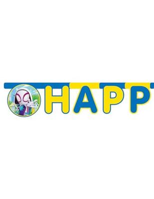 Globos Papieren happy birthday slinger fsc spidey, 3mtr. Globos Papieren happy birthday slinger fsc spidey, 3mtr.