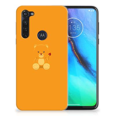 Motorola Moto G Stylus Telefoonhoesje met Naam Baby Beer Motorola Moto G Stylus Telefoonhoesje met Naam Baby Beer