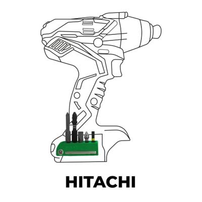 Stealthmounts Bithouder voor Hikoki/Metabo HPT/Hitachi | Groen | 2 stuks - BH-MHH-GRN-2