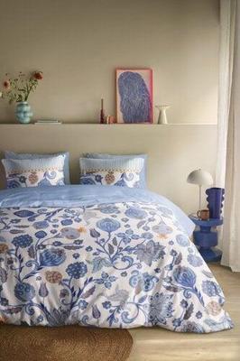 Oilily Oilily Dekbedovertrek Taya Blauw 200x200/220 cm