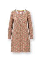 Pip Studio Pip Studio Desiree Long Sleeve Nightdress Jabalini Pink M - thumbnail