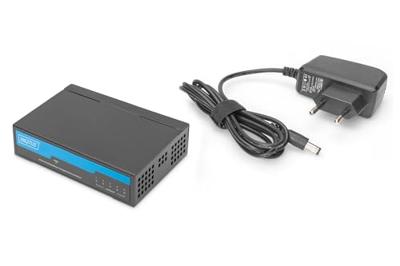 Digitus DN-80202-1 Netwerk switch RJ45 1 + 4 poorten 10 / 100 / 1000 MBit/s