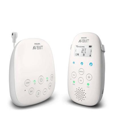 SCD713/26 Babyfoon - PHILIPS AVENT - DECT-audio - Wit - LCD-scherm - Temperatuursensor - Nachtlampje