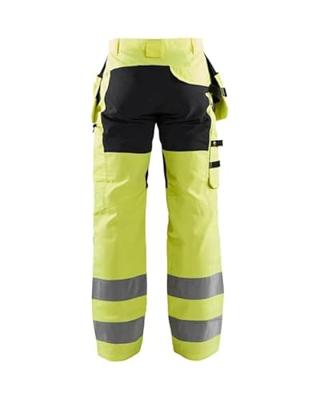 Blåkläder Werkbroek met stretch High-Vis 15521811 | High-Vis Geel/Marineblauw | Maat 58 - 7330509546161