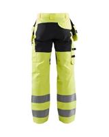 Blåkläder Werkbroek met stretch High-Vis 15521811 | High-Vis Geel/Marineblauw | Maat 58 - 7330509546161 - thumbnail
