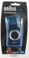 Braun M-60b MobileShave Scheerapparaat Blauw/Zilver - thumbnail