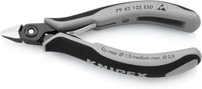 Knipex Zijsnijtang spitse-kop 125 mm ESD - 7942125ESD - thumbnail