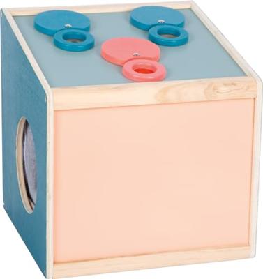 Small Foot - houten sensorische voeldoos met lenzen zintuiglijk