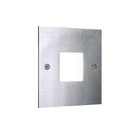 Brumberg 0P3930WW 0P3930WW LED-wandinbouwlamp LED 1 W RVS - thumbnail