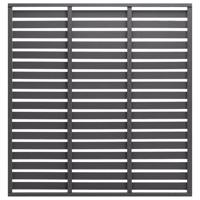 Schuttingpaneel 180x180 cm HKC grijs - thumbnail