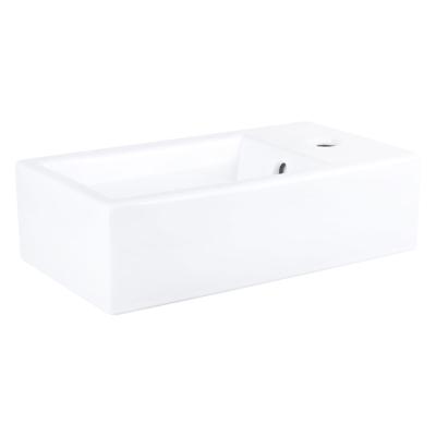 Differnz Force Fontein 40x22x11.5cm 1 kraangat Rechthoek Keramiek Wit 38.005.31
