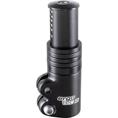 Ergotec Stuurpen verlenger ahead 3 - 1-1/8" al6061 t6 - zwart gezandstraald