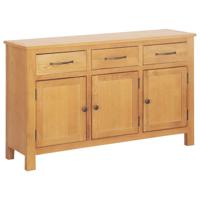 Dressoir Bruin 112 x 33.5 x 70 cm Massief eikenhout - thumbnail