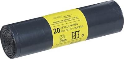 Afvalzak - Blauw 65/25x140cm T70 - 10x 10 stuks
