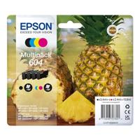 Epson 604 inktcartridge 4 stuk(s) Origineel Normaal rendement Zwart, Cyaan, Magenta, Geel - thumbnail