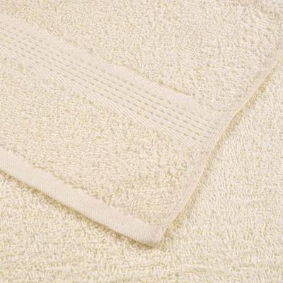 VidaXL Gastendoekjes 4 st 30x50 cm 360 g/m² 100% katoen crèmekleurig