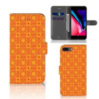 Apple iPhone 7 Plus | 8 Plus | Telefoon Hoesje | Batik Oranje - thumbnail